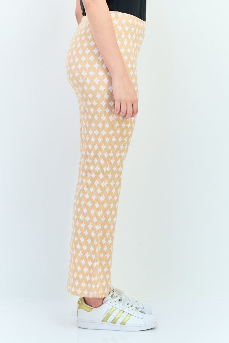 Aerie Women Allover Print Flare Pants, Multicolor - Image 2